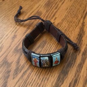 Religious Bracelet with Jesus & Mary